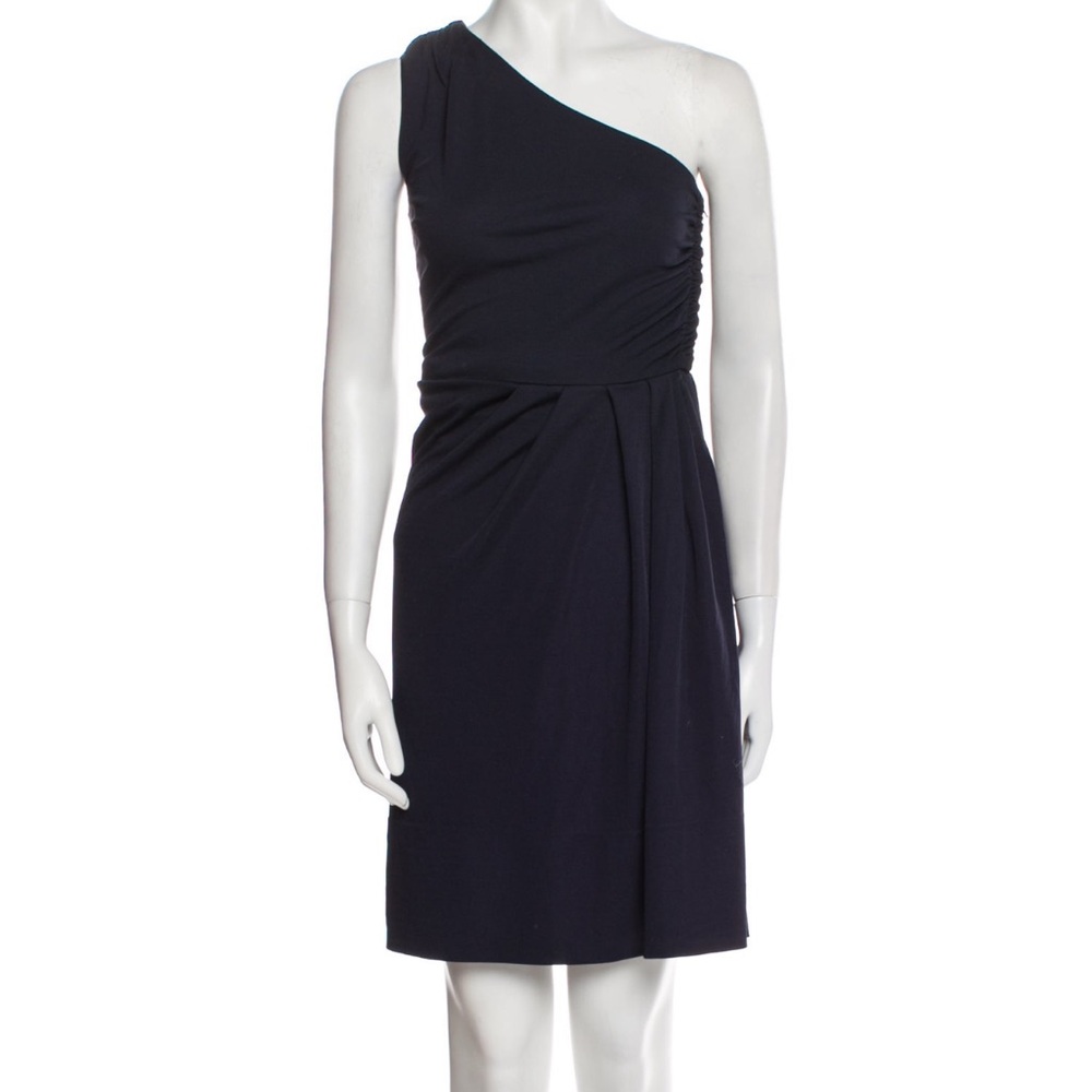 BNWT Marc Jacobs One Shoulder pleated dress, XS, Midnight